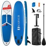 MARNUR 【Limited Time Promotion Inflatable Stand Up Paddle Board 2021 Latest Upgrade 30" SUP Board Set, Inflatable, 350 Lbs, Non-Slip Deck, Paddle Surfboard, Paddle, Pump, Backpack