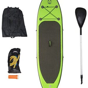 Outdoor Tuff SUP OTF-8254SUP Inflatable Backpack Paddle Board with Adjustable Paddle, 150-Pound Capacity