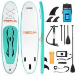 MEETCLAN Stand Up Paddle Board for Adults Inflatable 10'x30''x6'' 16.7lbs Lightweight SUP Paddleboard with Non-Slip Deck, ISUP Accessories & Backpack