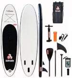 OddPaddle Inflatable Stand Up Paddle Board W Free Premium SUP Accessories &,Backpack, Non-Slip Deck. Bonus Waterproof Bag, Paddle and Hand Pump,Leash